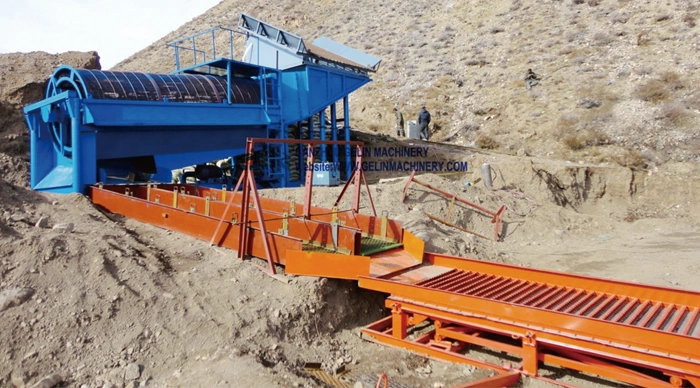 Alluvial River Sand Mine Gravity Separator Wash Mining Portable Washing Processing Machine for Mineral Gold Ore Diamond Tin Zircon Iron Coltan Chrome Manganese