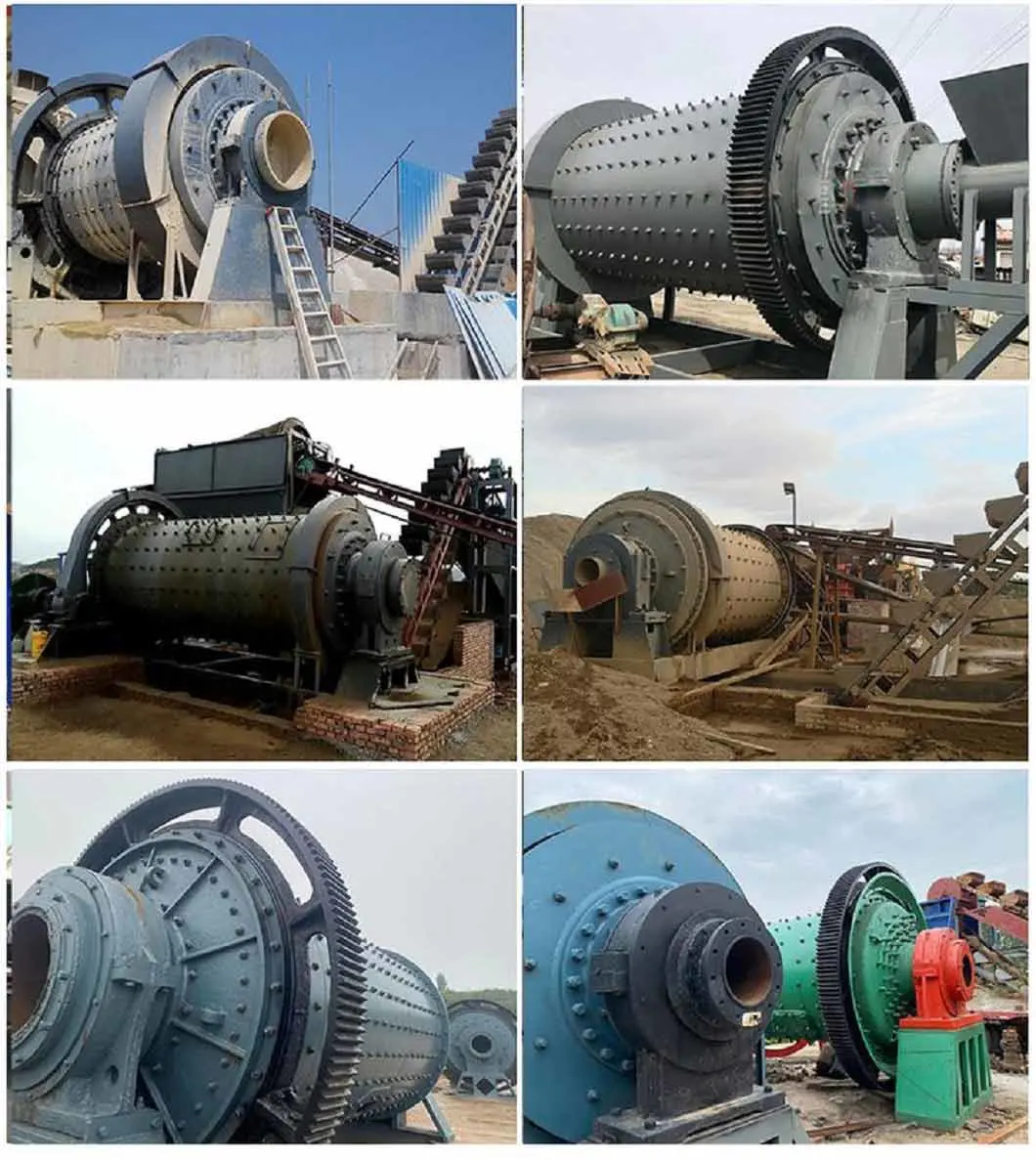 Mining Ore Iron Aluminum Zinc Grinding Wet Gold Copper Grinding Ball Mill for Cement Production