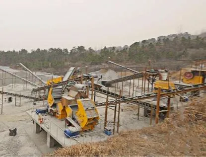 Китай Профессиональное производство стационарной линии дробления песка дробильной установки для продажи