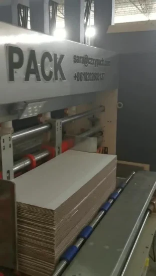 Автоматическая флексографическая печатная машина для резки упаковки и гофрокоробов.