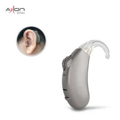 Комфортное ношение простых заушных слуховых аппаратов для глухих слуховых аппаратов ODM OEM Дешевый дополнительный слуховой аппарат Audifonos V-263pb