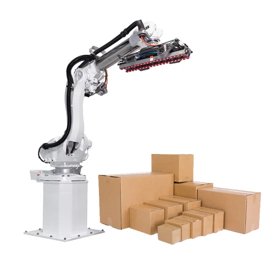 Промышленная машина для паллетирования упаковки по индивидуальному заказу, электрический робот-паллетайзер для продуктов питания, потребительских электронных товаров, фармацевтической промышленности