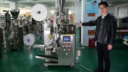 Двухкамерная упаковочная машина для чая в пакетиках с азотным уплотнением внутри и снаружи