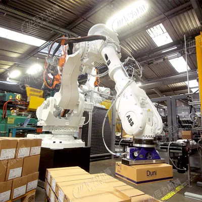 Промышленная автоматическая роботизированная машина для паллетирования ABB для упаковки поддонов